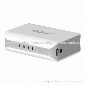 5,200mAh Mobile Phone Charger with Original Samsung Cell, LED Torch and 4 LED Indicator Lights